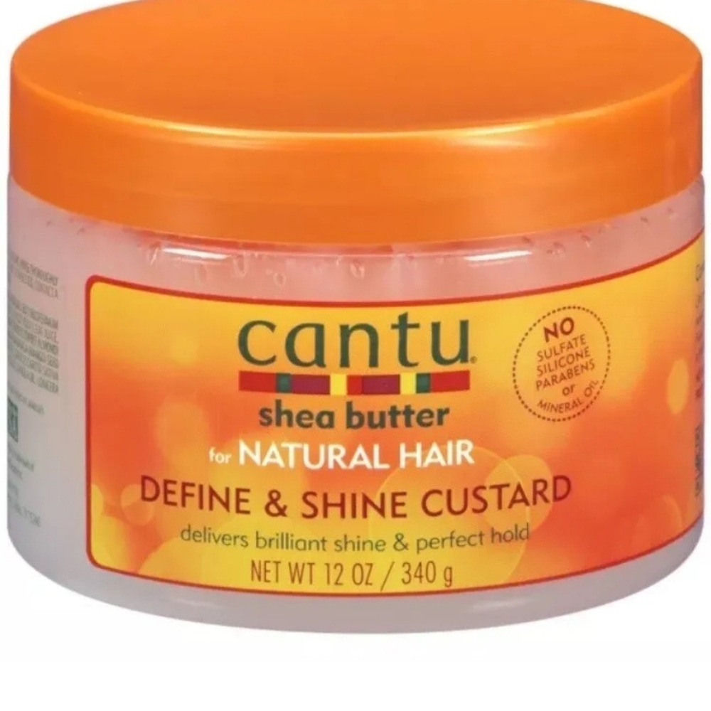 Cantu Shea Butter for Natural Hair, Define & Shine Custard, 12 oz (340 g)